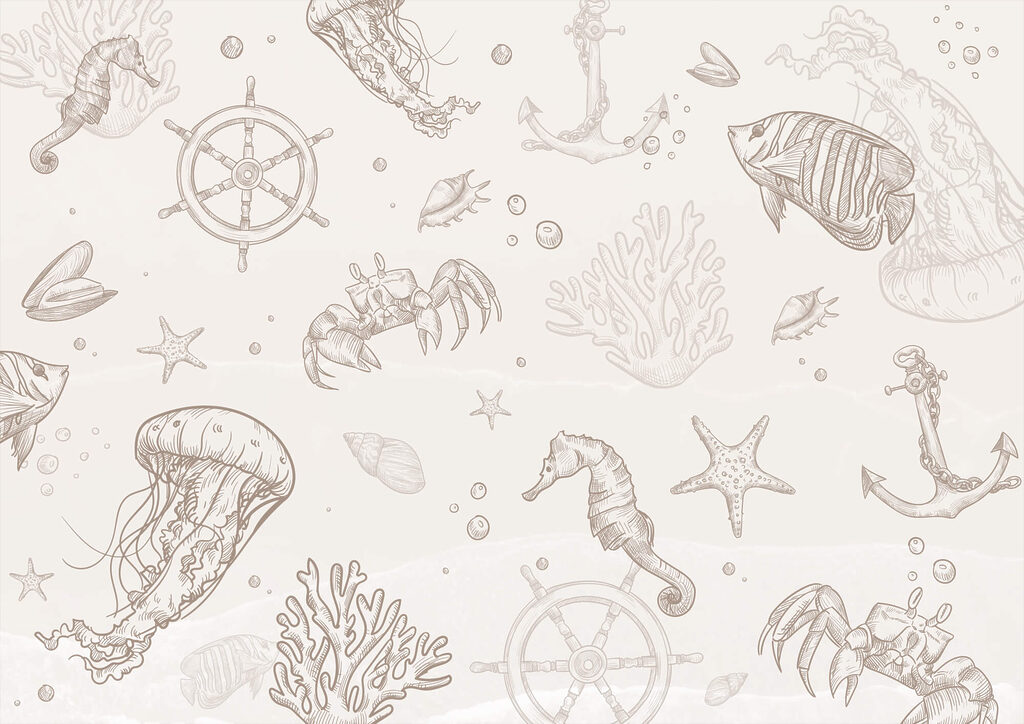 Motif de créatures marines Motif de créatures marines
