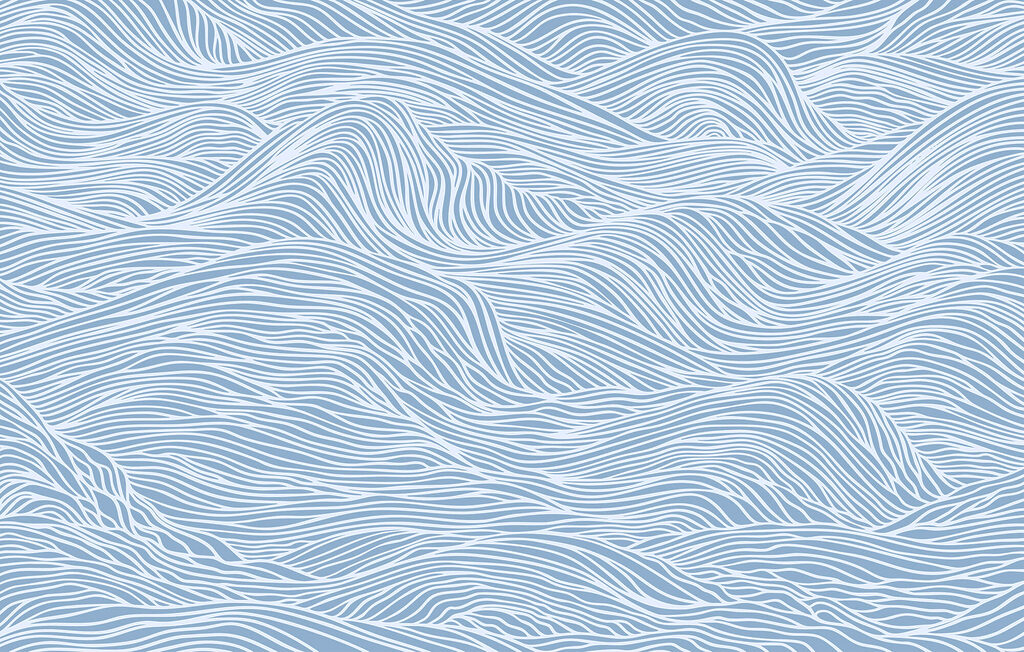 Motif ondulé bleu et blanc Motif ondulé bleu et blanc