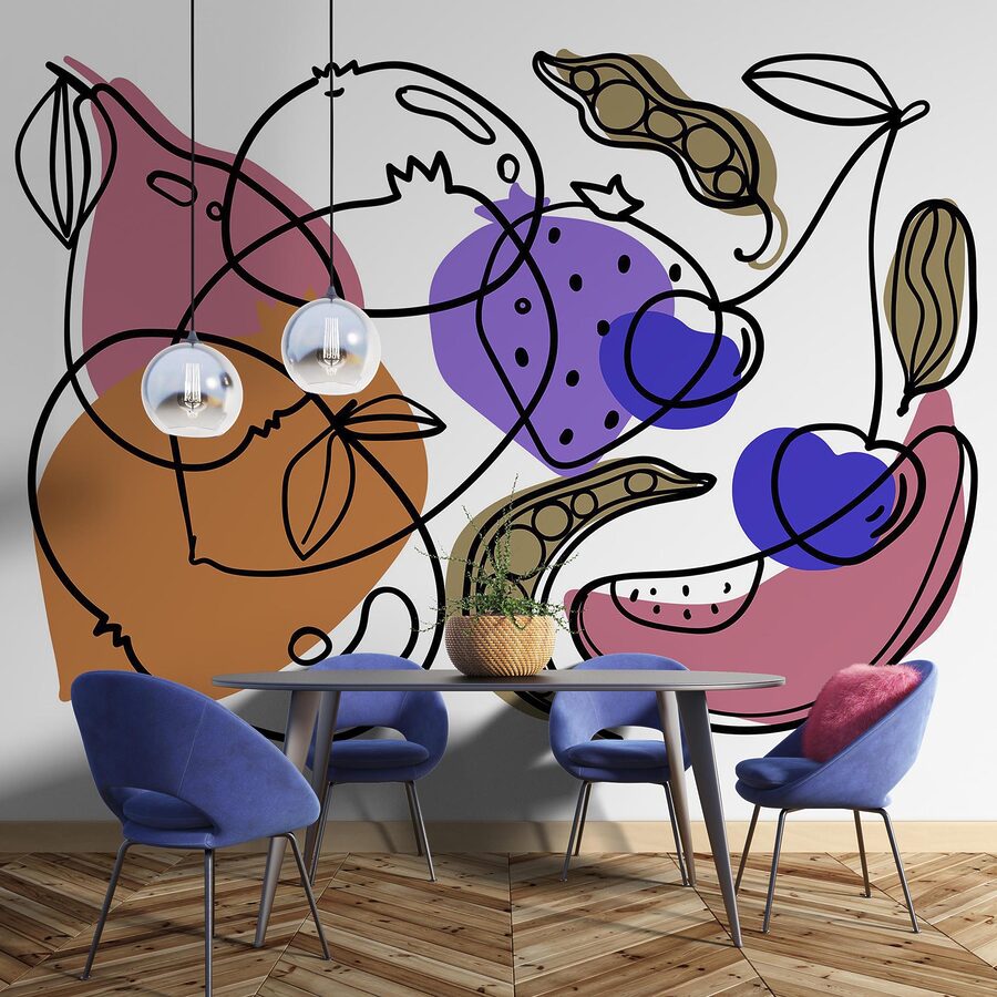 Dessin de différents fruits
