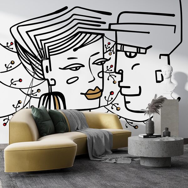 Dessin d'un homme et d'une femme Dessin d'un homme et d'une femme