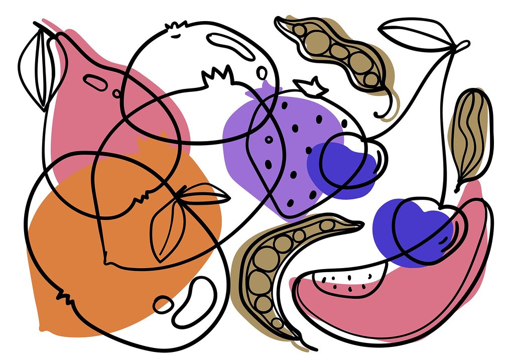 Dessin de différents fruits Dessin de différents fruits