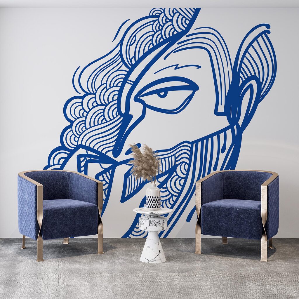 Dessin d'un homme portant la main à la bouche