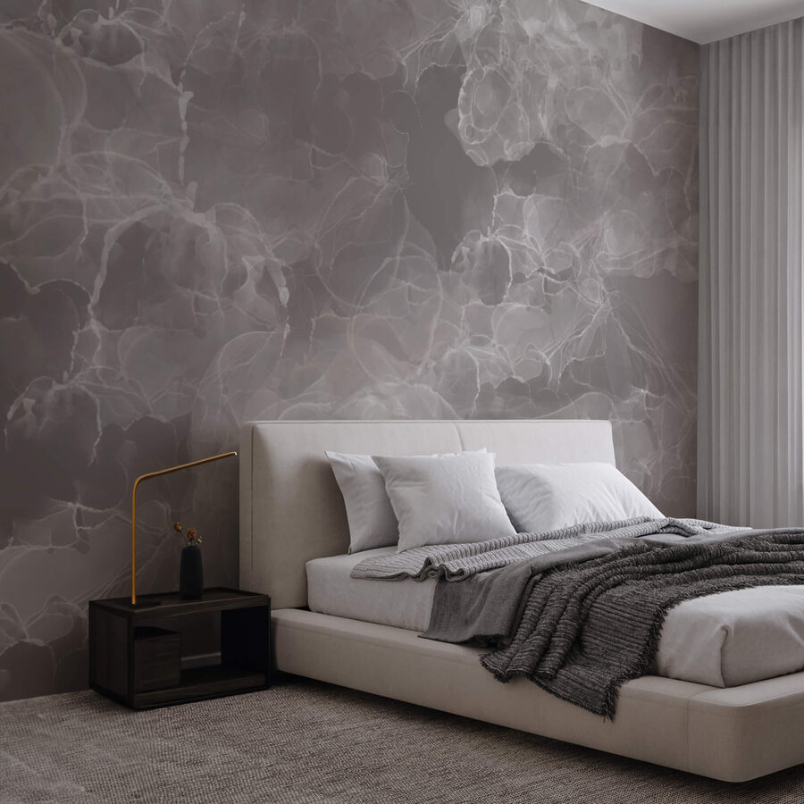 Fond gris et blanc