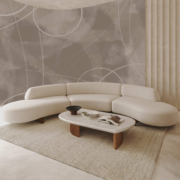Fond brun avec lignes et cercles blancs Fond brun avec lignes et cercles blancs