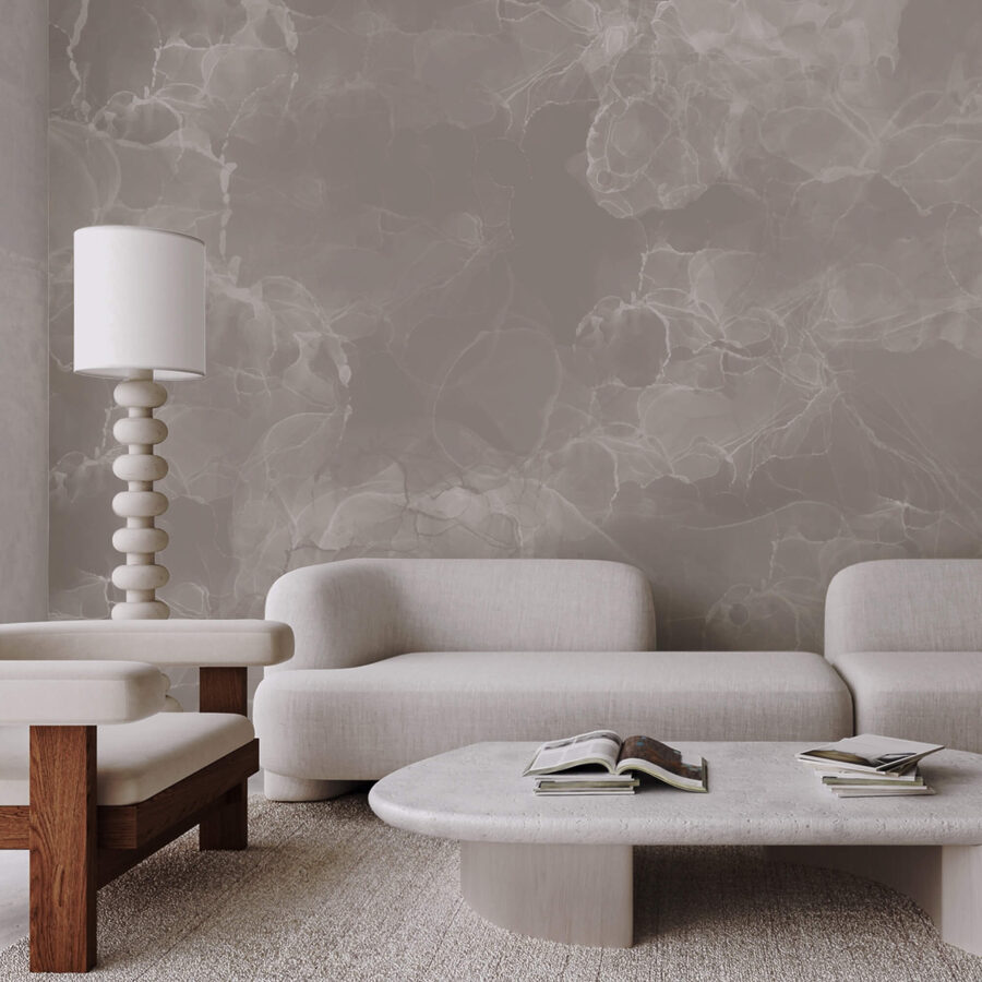 Papier peint Fond gris et blanc