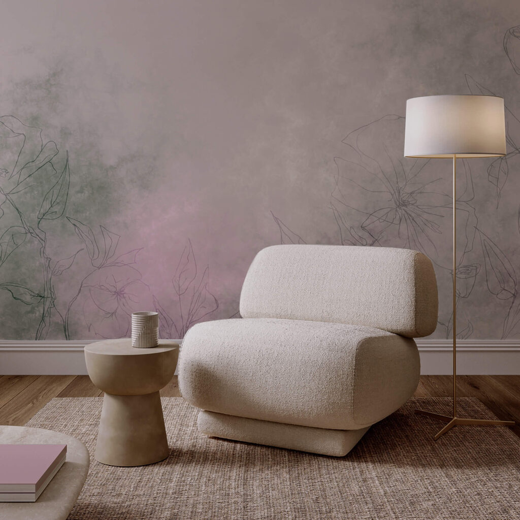 Dessin de fleurs sur une surface blanche Dessin de fleurs sur une surface blanche