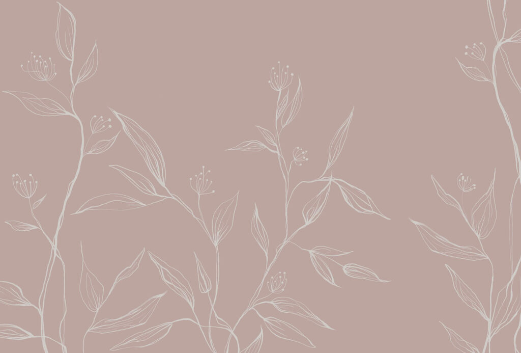 Feuilles délicates sur fond pastel doux Feuilles délicates sur fond pastel doux