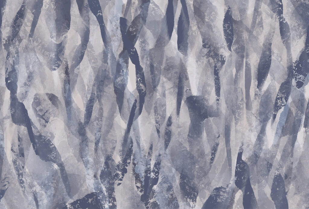 Des motifs fluides dans des tons froids. Des motifs fluides dans des tons froids.