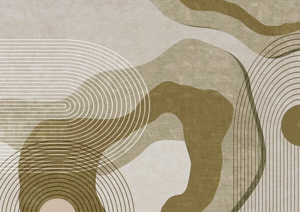 Courbes et lignes abstraites en harmonie. Courbes et lignes abstraites en harmonie.