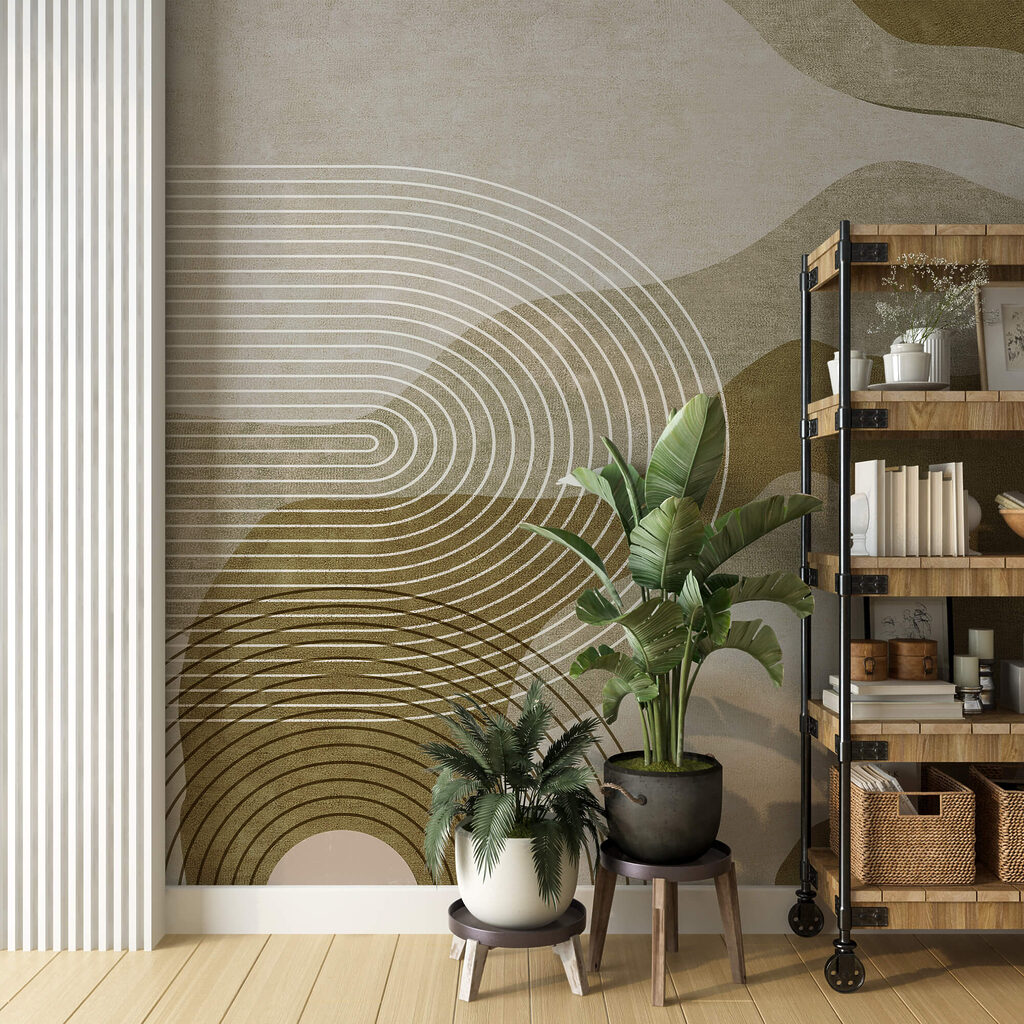 Courbes et lignes abstraites en harmonie Courbes et lignes abstraites en harmonie