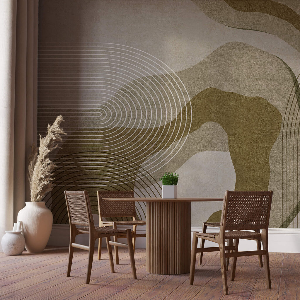 Courbes et lignes abstraites en harmonie Courbes et lignes abstraites en harmonie