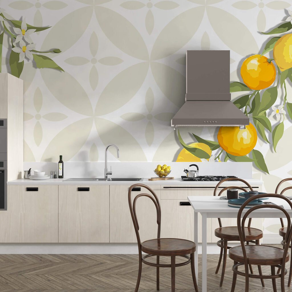 Fruit jaune sur une branche