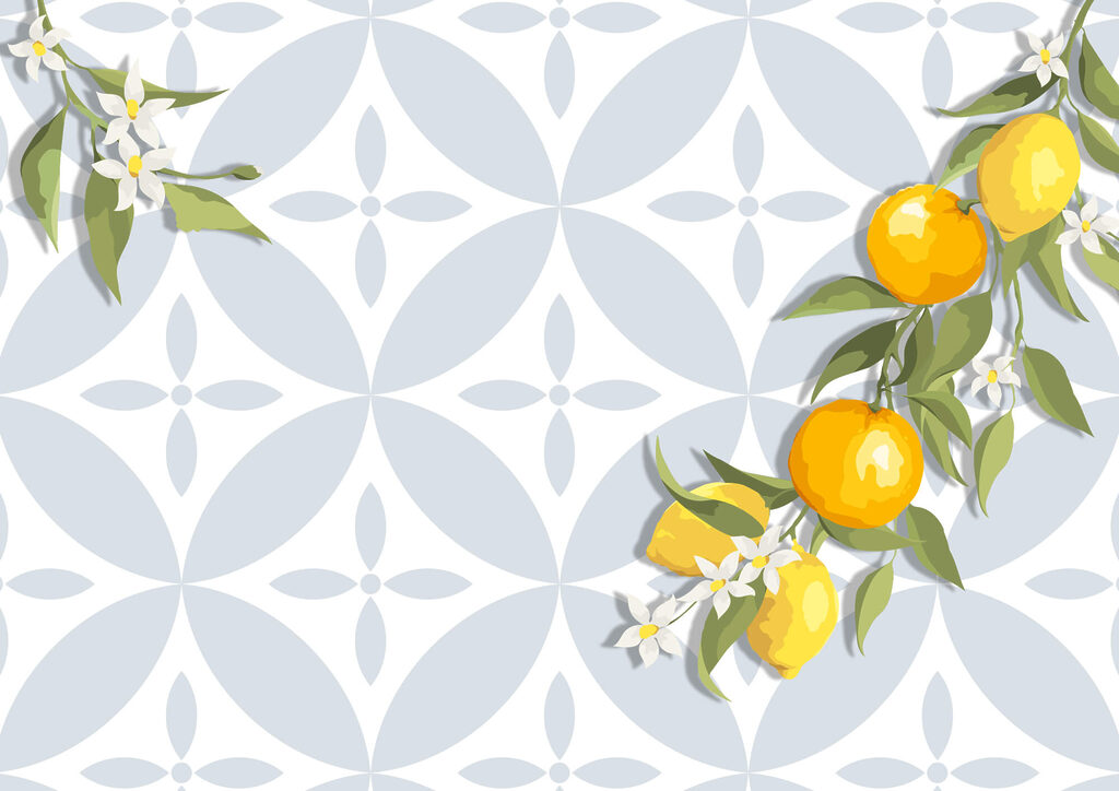 Fruit jaune sur une branche Fruit jaune sur une branche