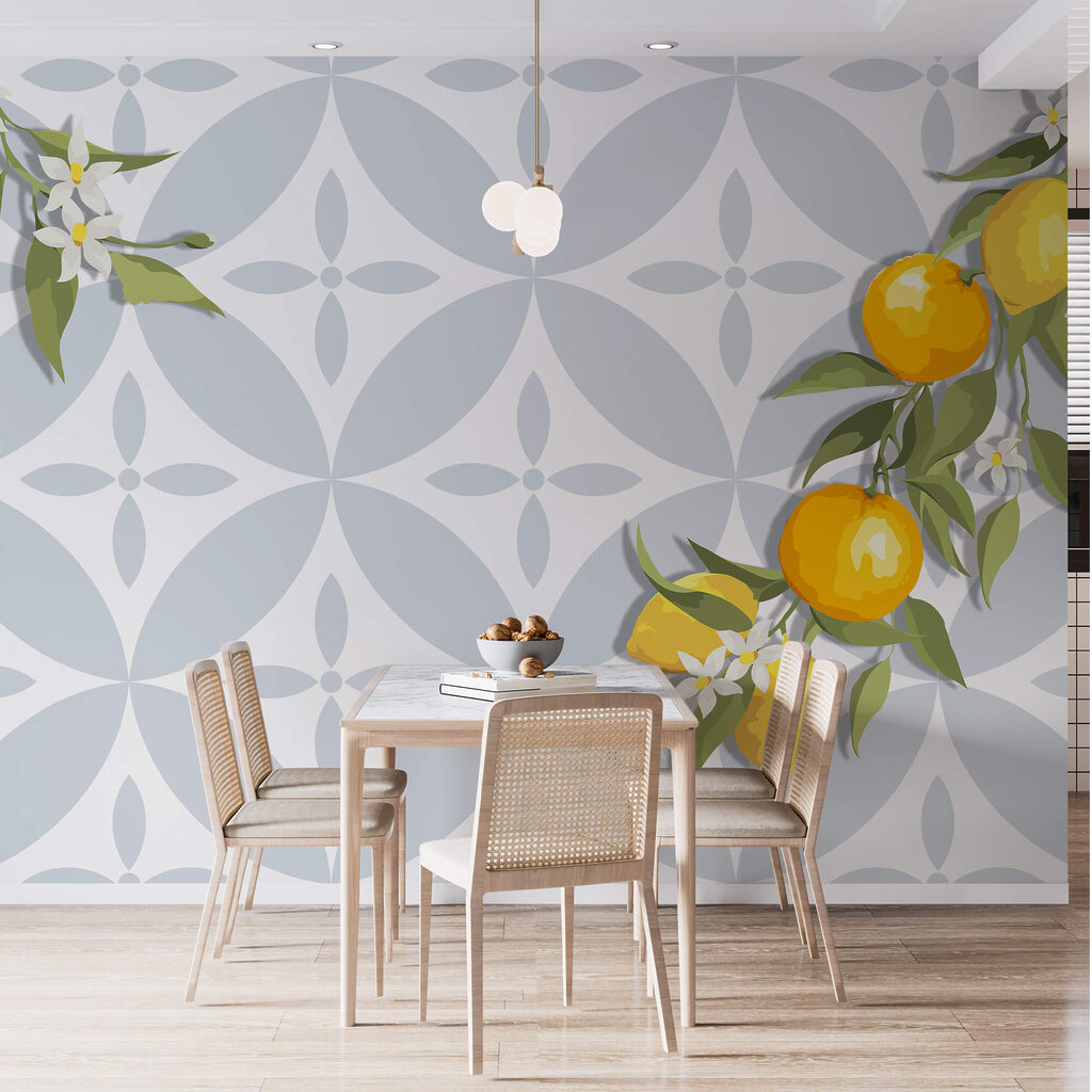 Fruit jaune sur une branche Fruit jaune sur une branche