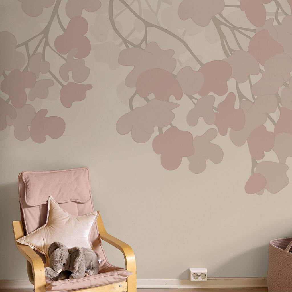 Fleurs roses sur fond blanc Fleurs roses sur fond blanc