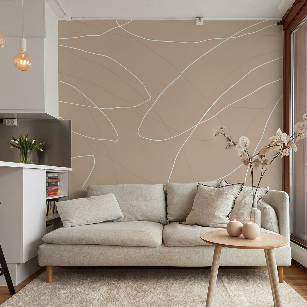 Fond brun et blanc avec des lignes Fond brun et blanc avec des lignes