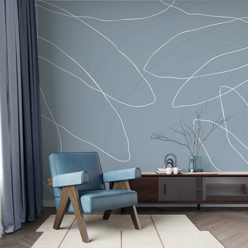 Fond bleu avec lignes blanches Fond bleu avec lignes blanches