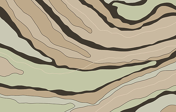 Lignes abstraites dans des tons chauds Lignes abstraites dans des tons chauds