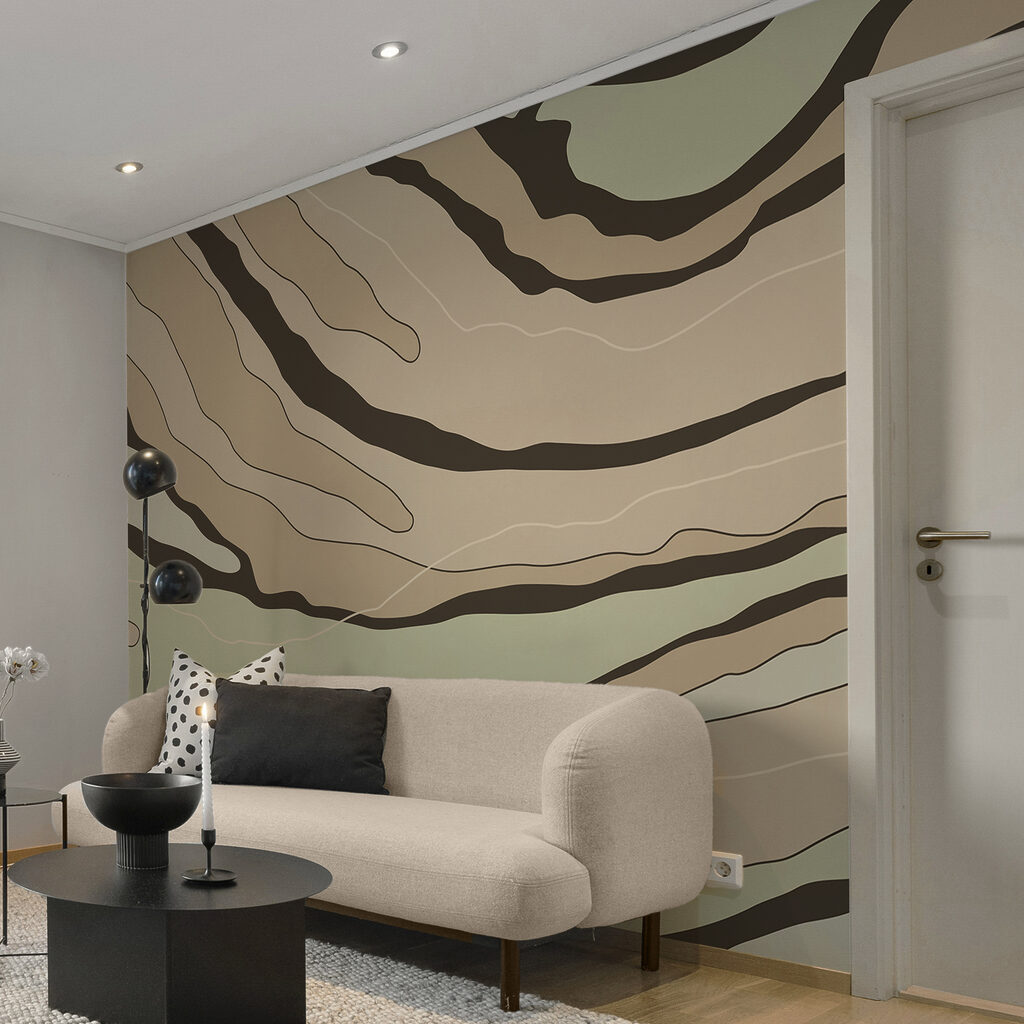 Lignes abstraites dans des tons chauds Lignes abstraites dans des tons chauds