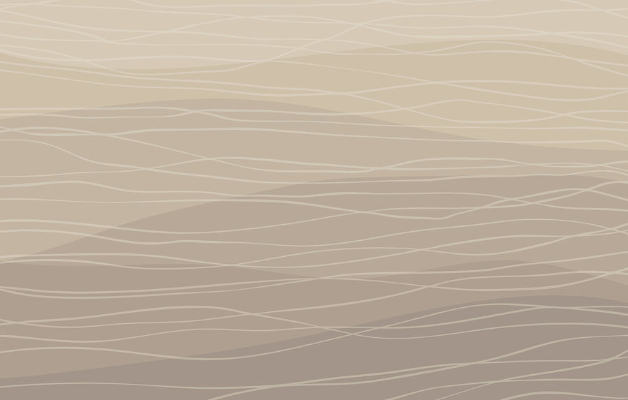 Lignes ondulées brunes et blanches