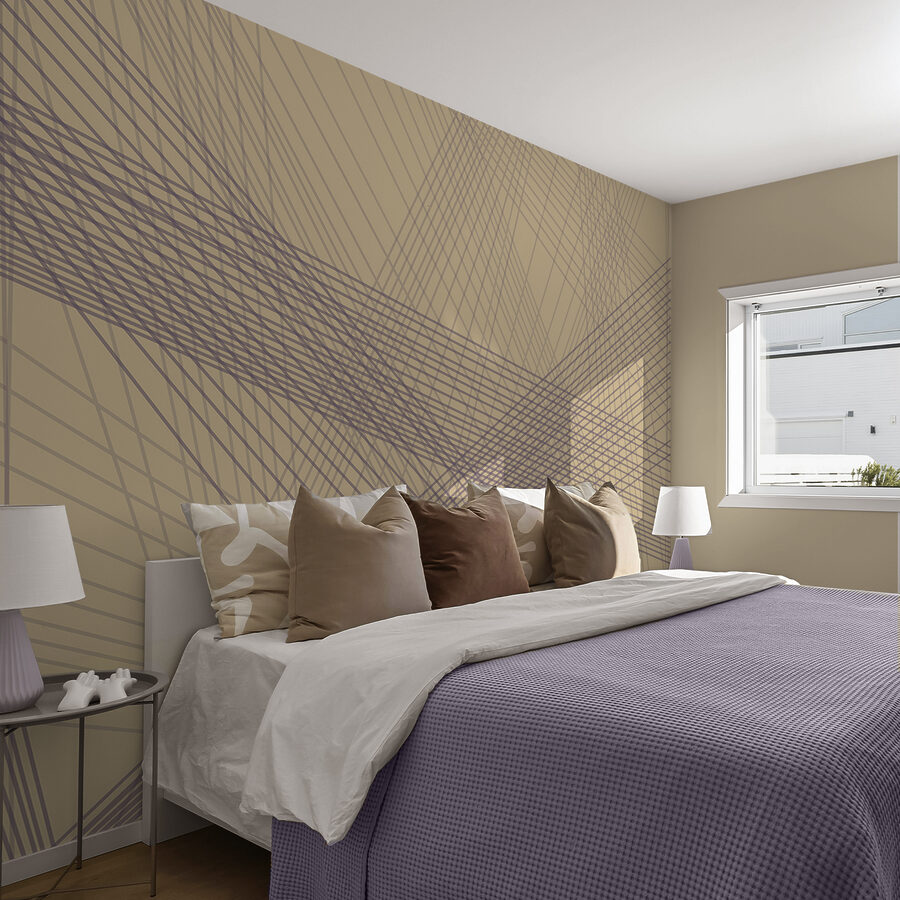 Lignes abstraites dans des couleurs apaisantes