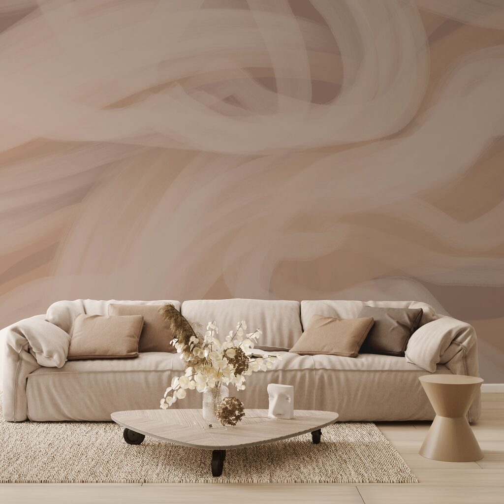 Vagues douces dans des tons chauds Vagues douces dans des tons chauds