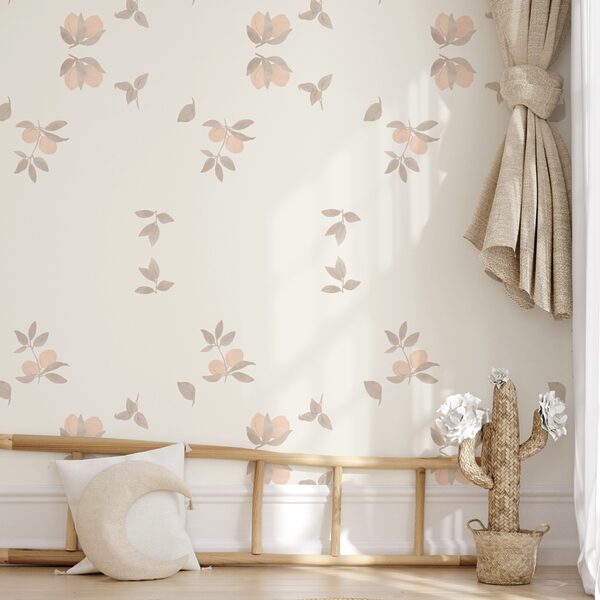 Motif de feuilles et de fleurs t00162pir2 600x600 - Motif de feuilles et de fleurs