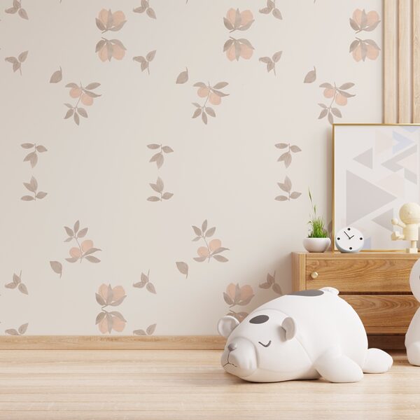 Motif de feuilles et de fleurs t00162pir3 600x600 - Motif de feuilles et de fleurs
