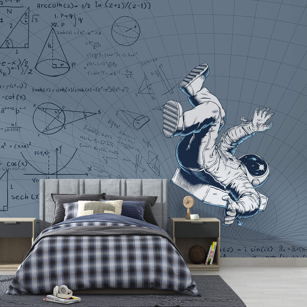 Dessin d'un homme en combinaison spatiale Dessin d'un homme en combinaison spatiale
