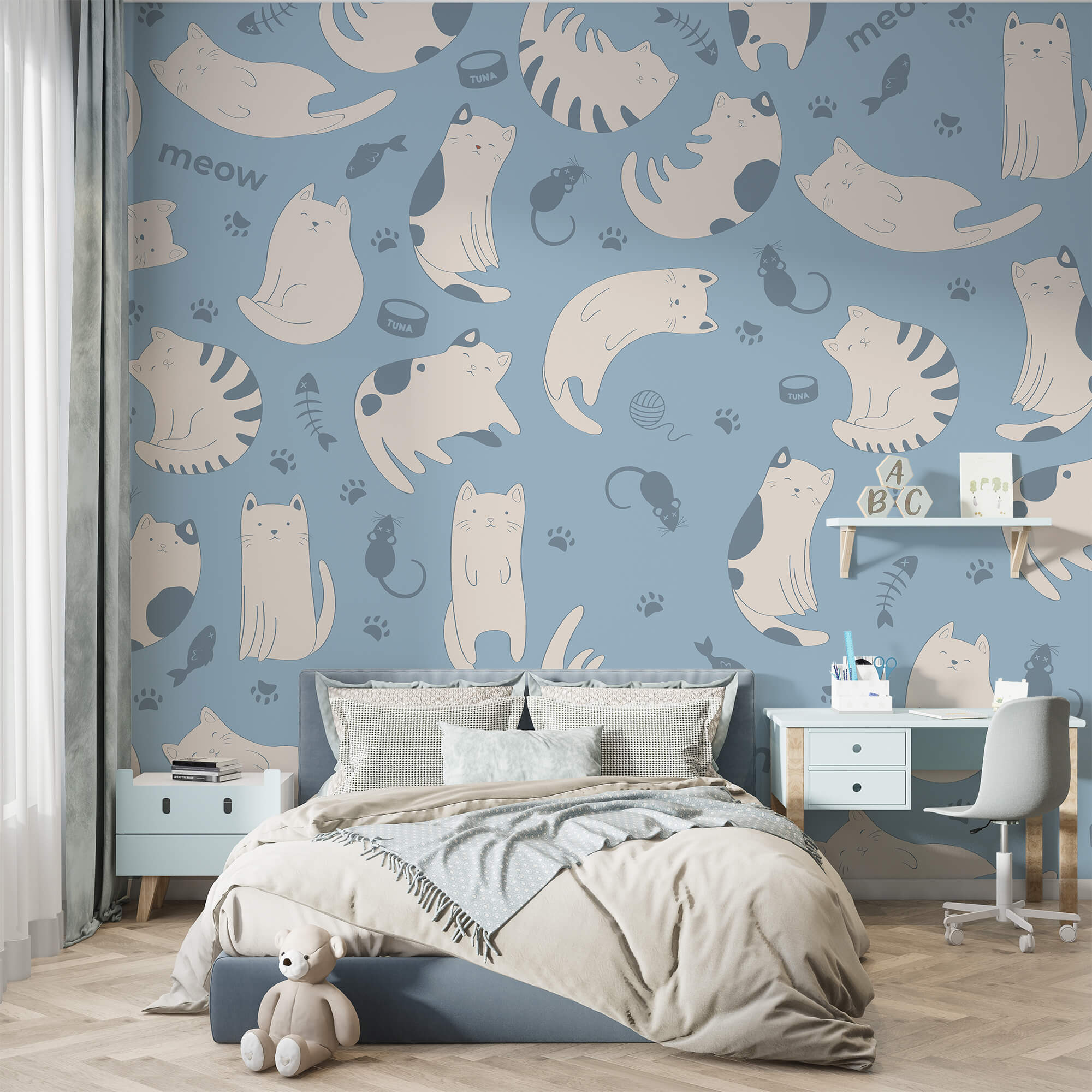 Motif des chats et chatons