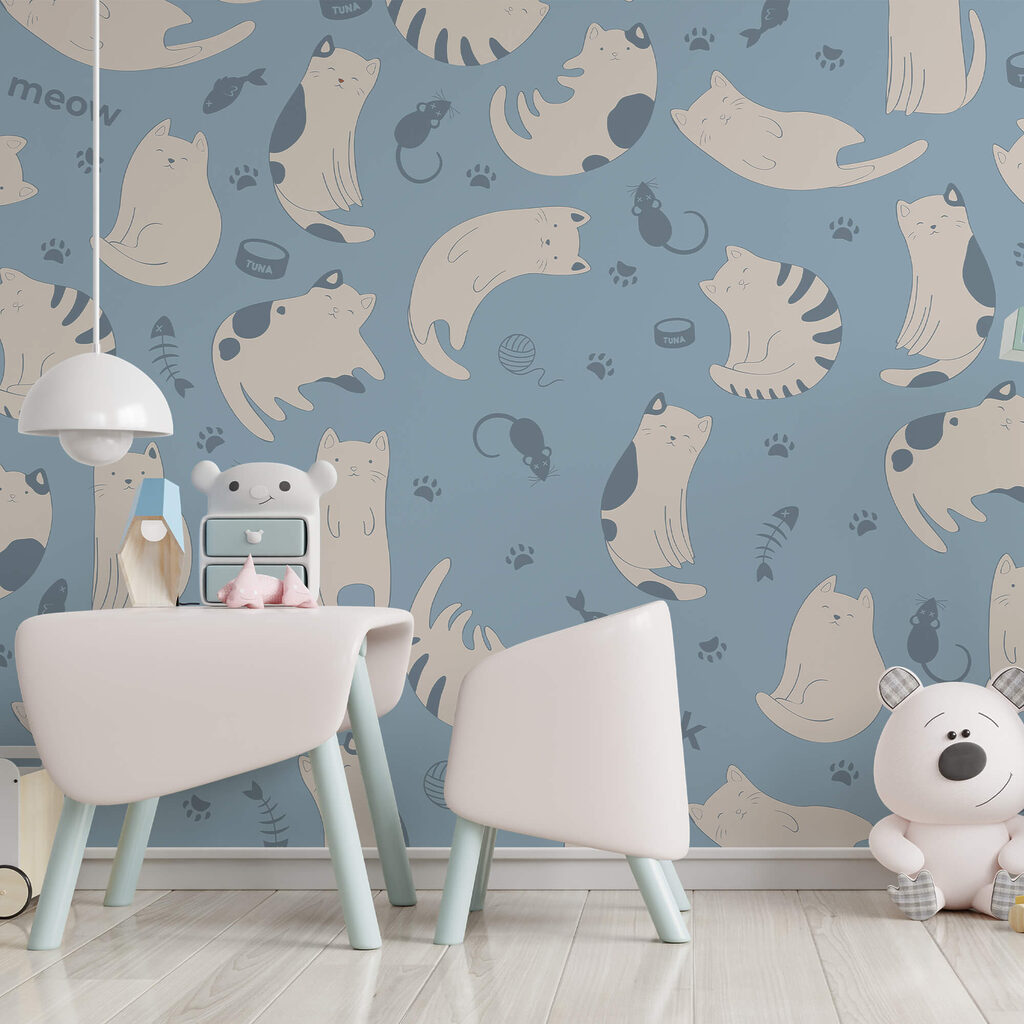 Motif des chats et chatons