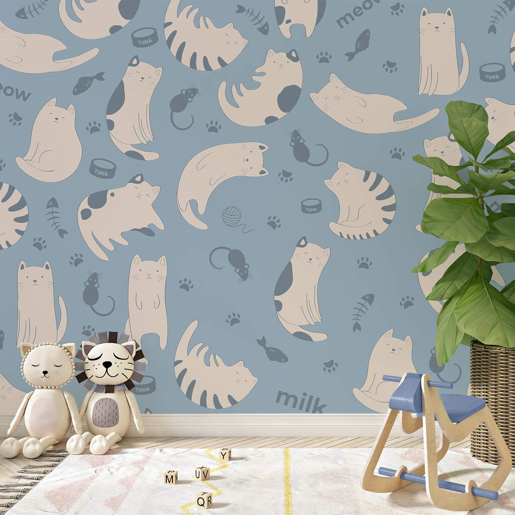 Motif des chats et chatons