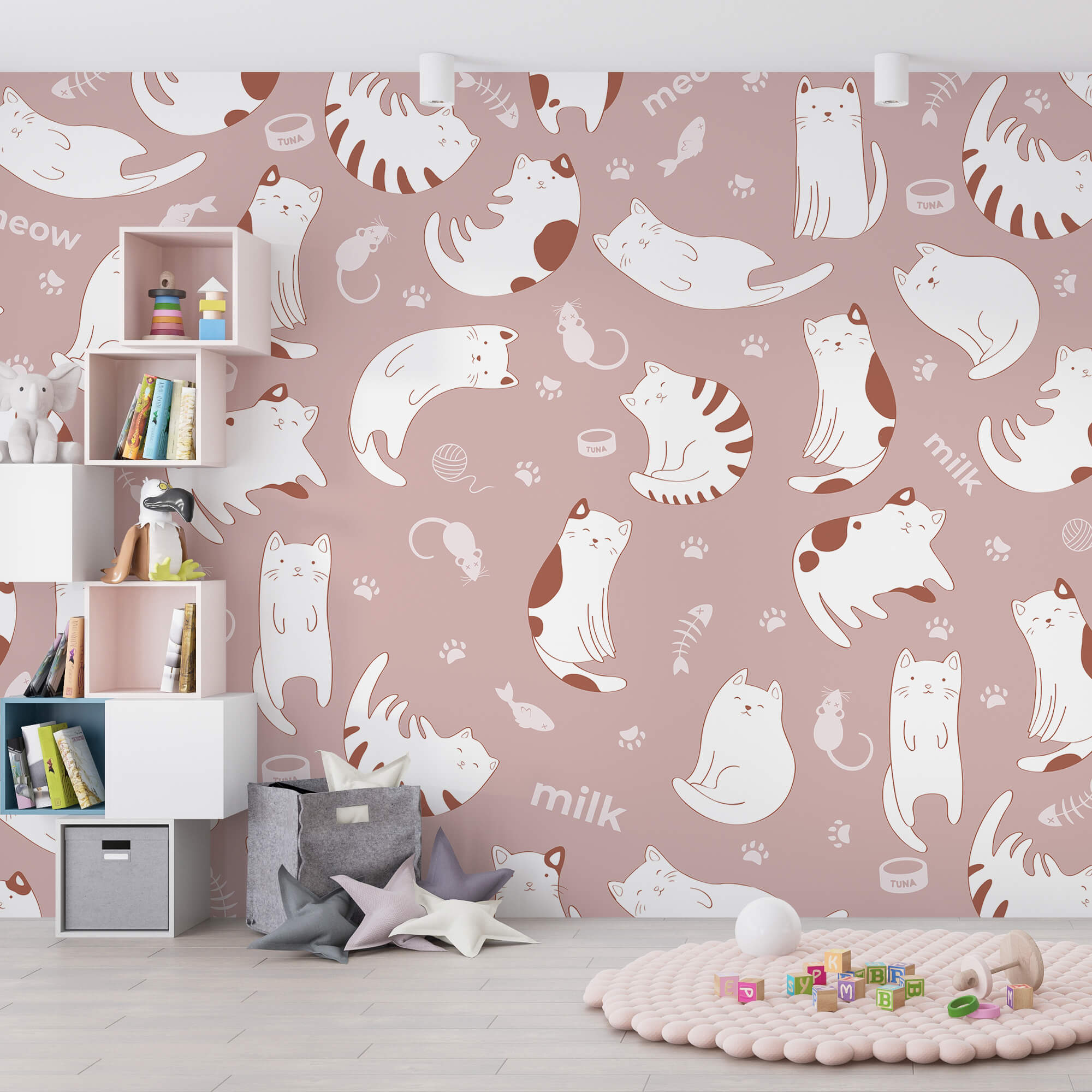 Motif des chats et des souris