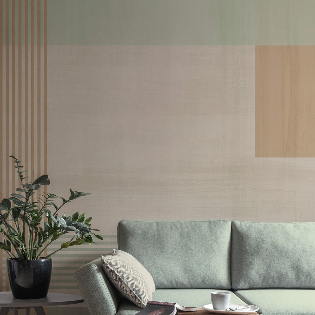 Des formes abstraites et des couleurs douces se mélangent Des formes abstraites et des couleurs douces se mélangent