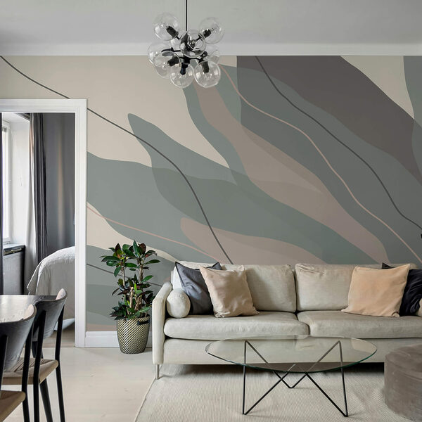 Des formes fluides dans des teintes douces