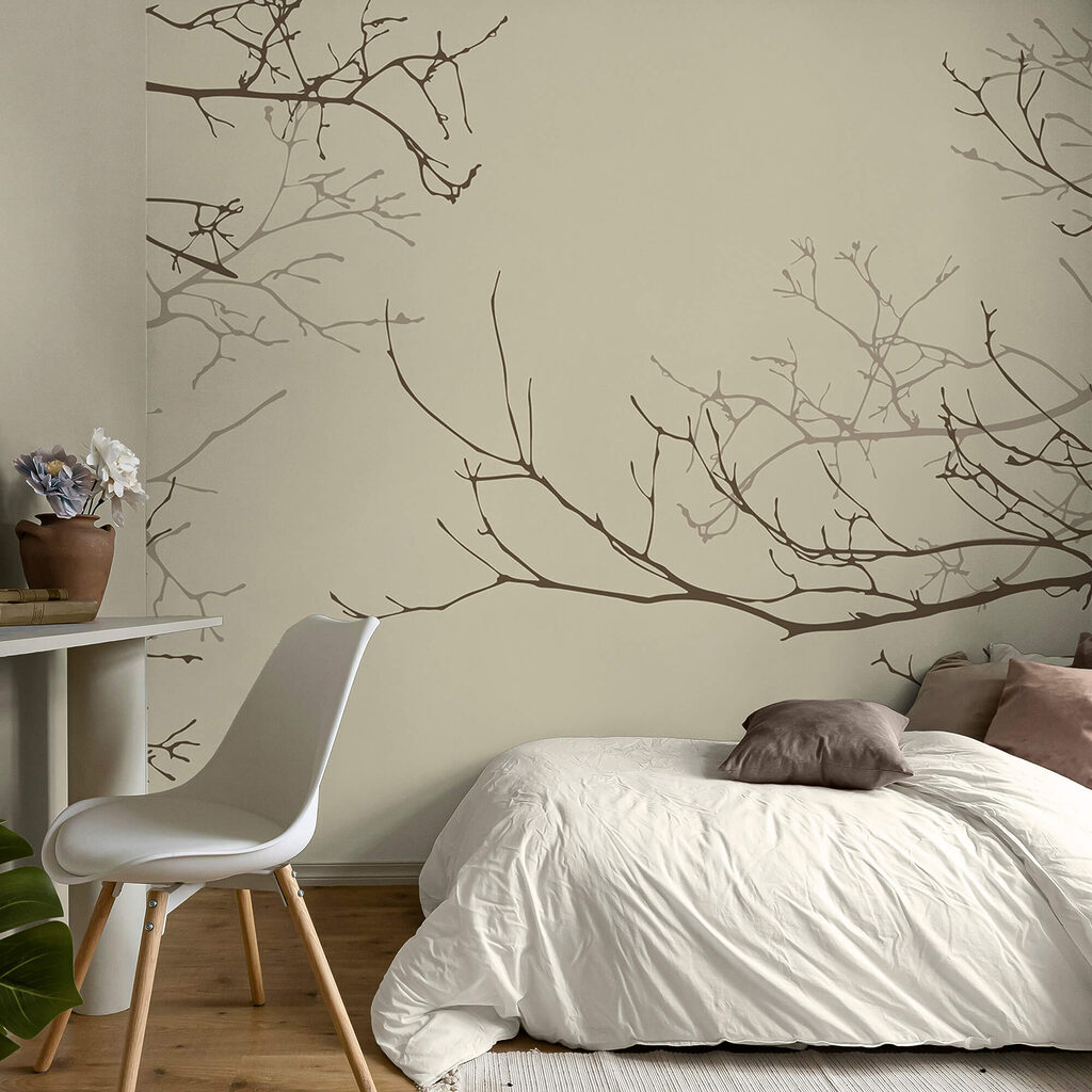 Groupe de branches nues