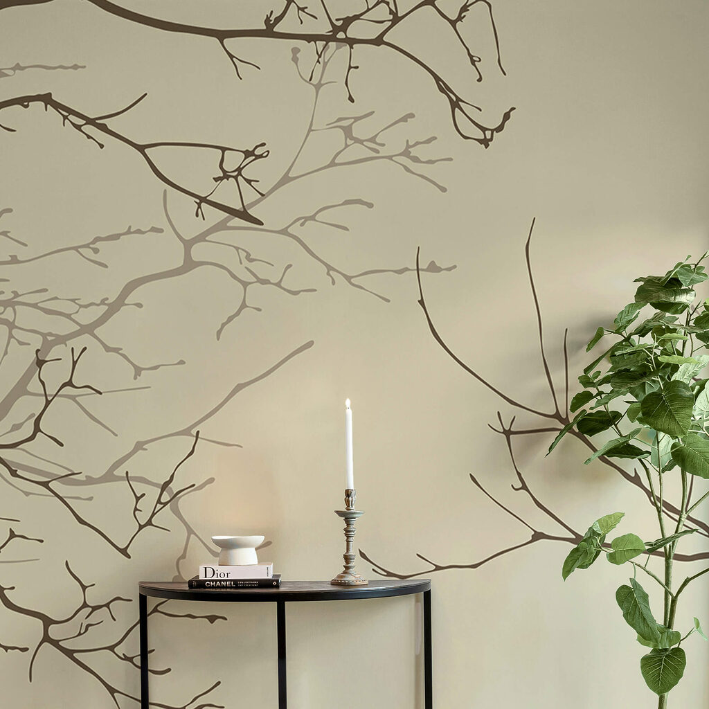 Groupe de branches nues