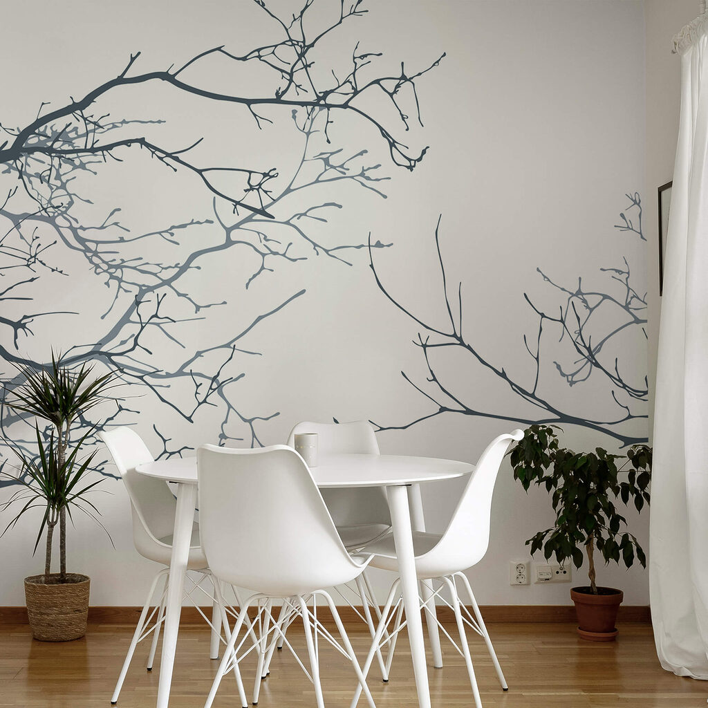 Groupe de branches nues