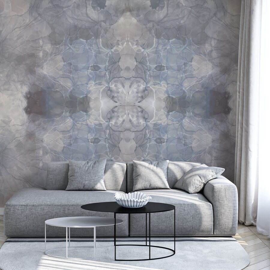 Fond gris et blanc