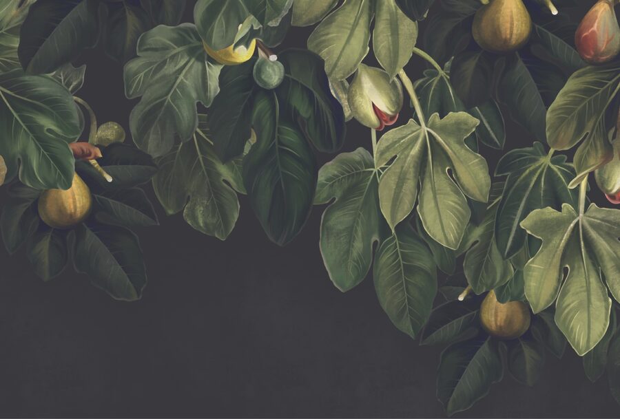 Feuillage luxuriant et fruits éclatants