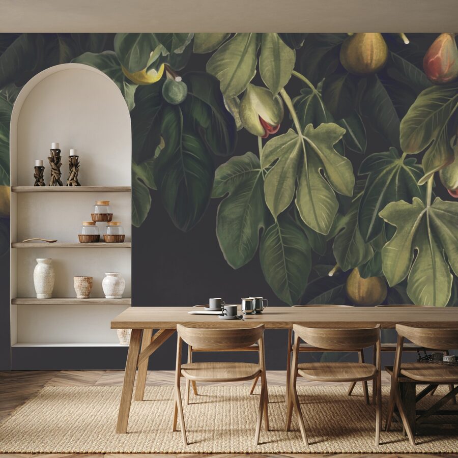 Feuillage luxuriant et fruits éclatants