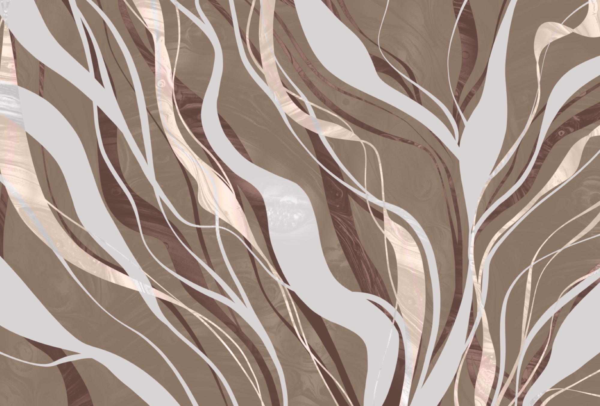 Brown and white swirls Brown and white swirls