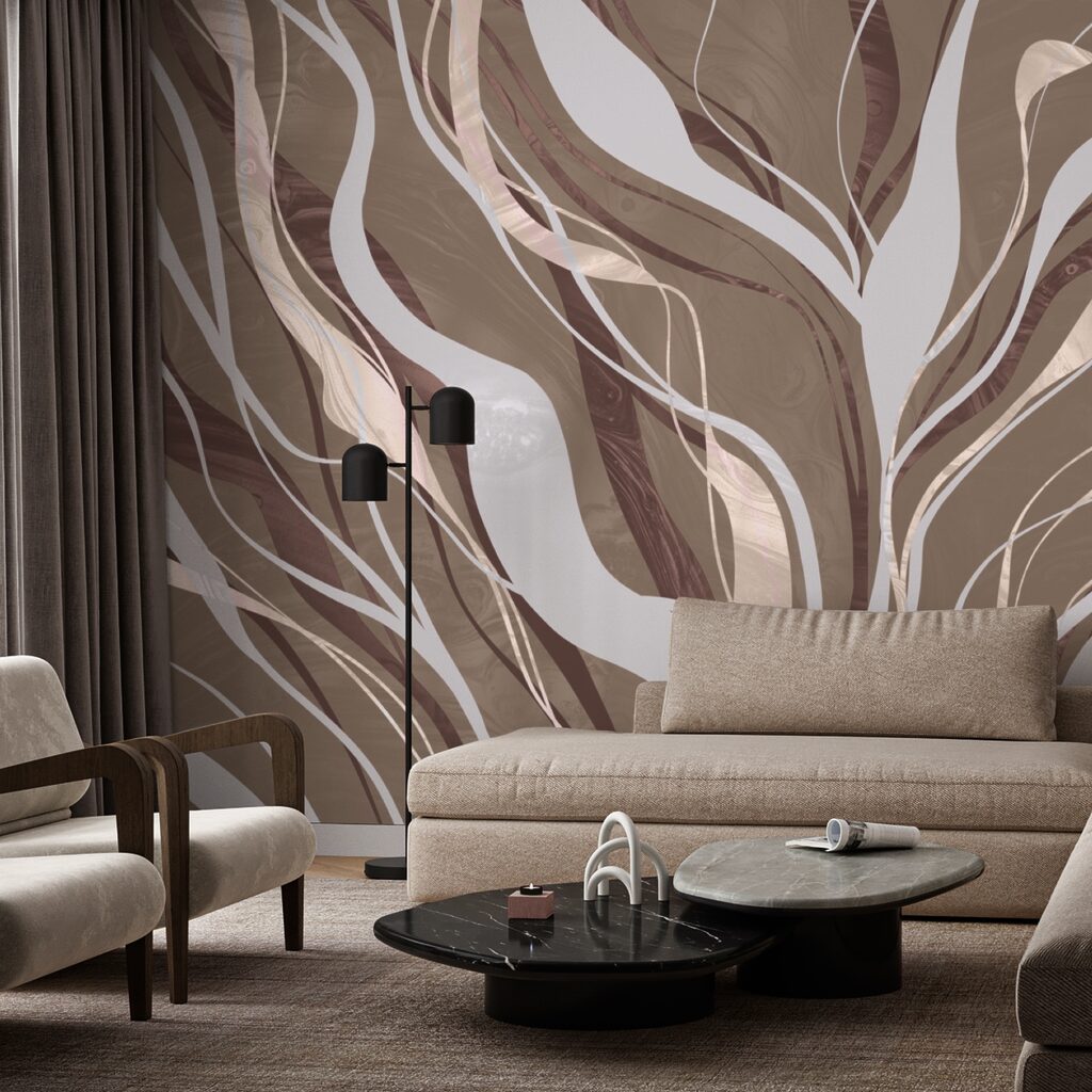 Tourbillons bruns et blancs Tourbillons bruns et blancs