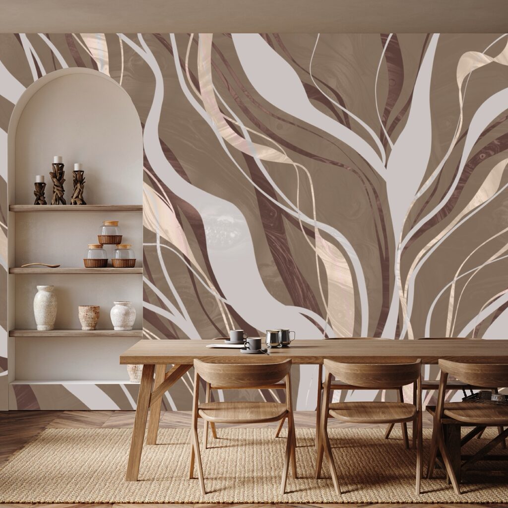 Tourbillons bruns et blancs Tourbillons bruns et blancs