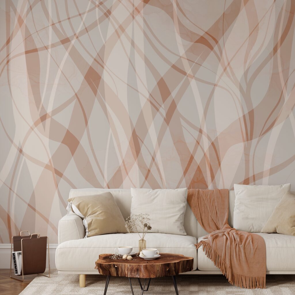 Des lignes fluides dans des teintes douces