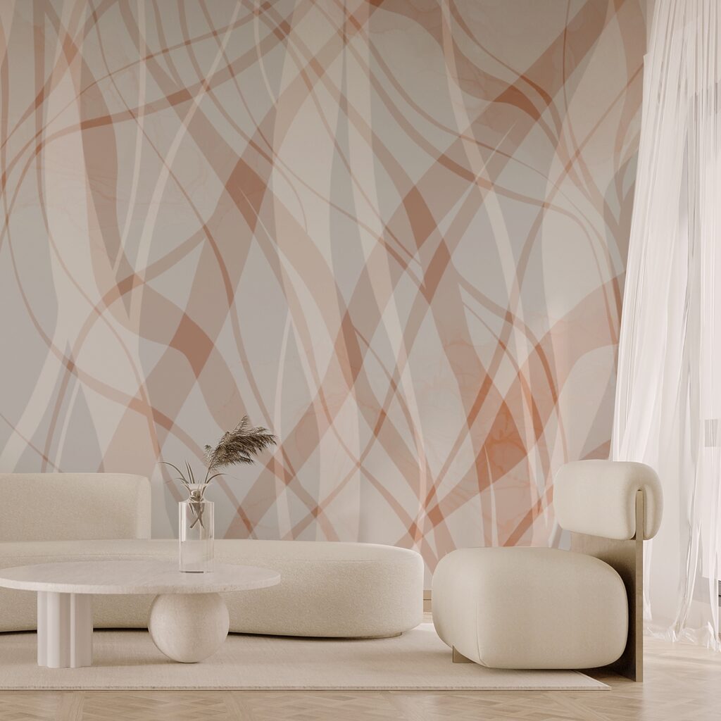 Des lignes fluides dans des teintes douces