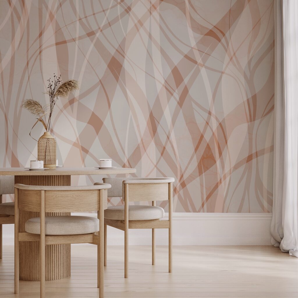 Des lignes fluides dans des teintes douces