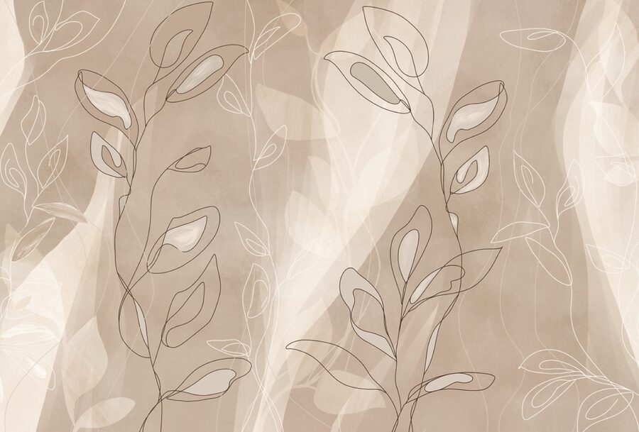 Lignes douces sur fond doux