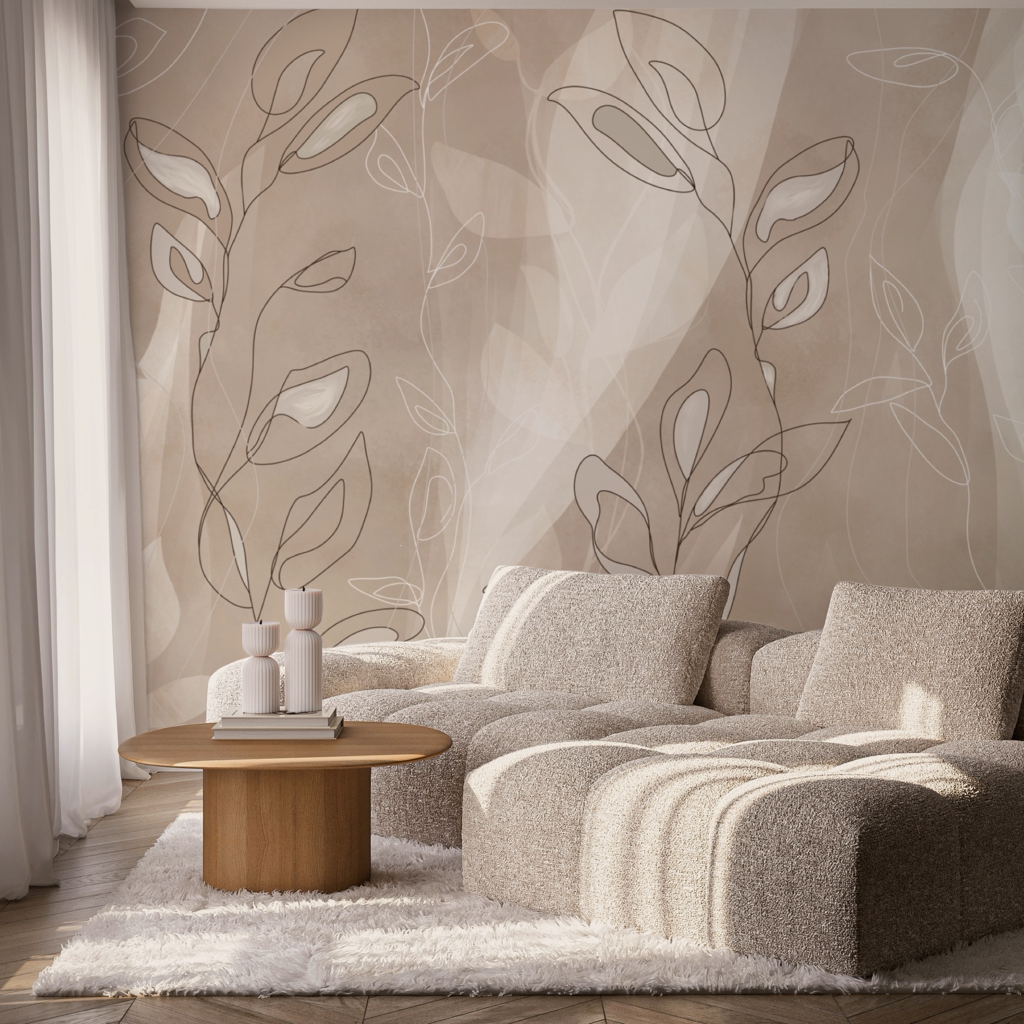 Lignes douces sur fond doux Lignes douces sur fond doux