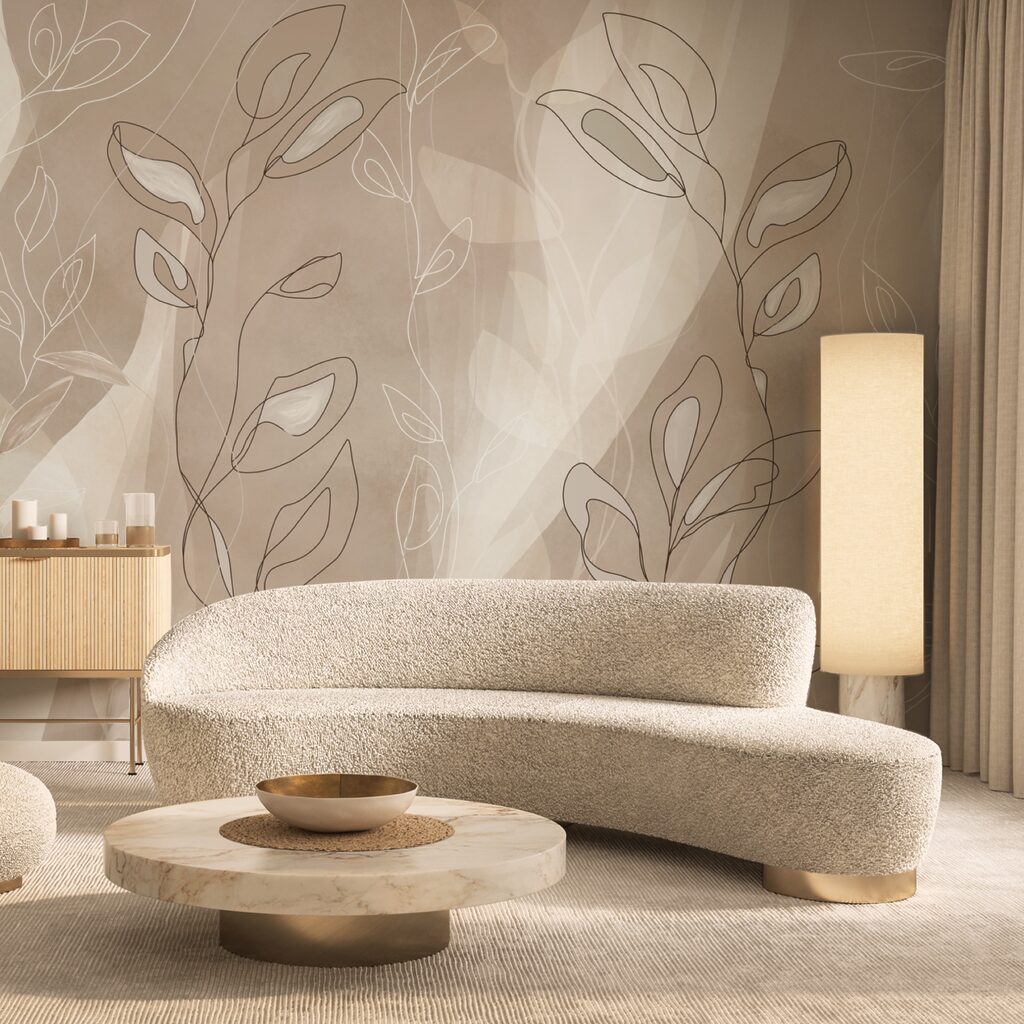 Lignes douces sur fond doux Lignes douces sur fond doux